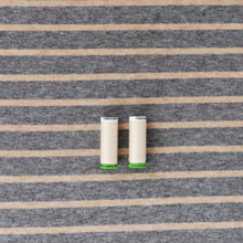 Viscose Blend Jacquard Soft Knit - Stripes - Grey