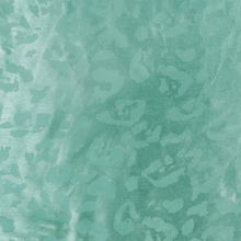 Viscose Cupro Satin - Leopard Jacquard - Light Seafoam Green
