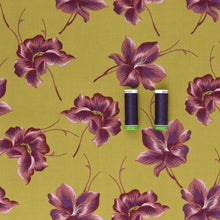 Viscose Lawn - Autumn Flower - END OF BOLT 85cm