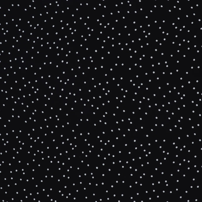 Viscose Lawn - Dotty - Black