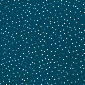 Viscose Lawn - Dotty - Petrol