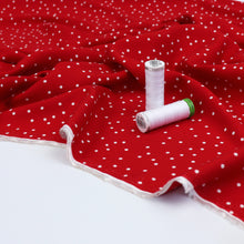 Viscose Lawn - Dotty - Red