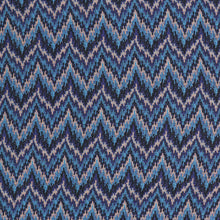 Viscose Lawn - Sparkle Zigzag - Blue