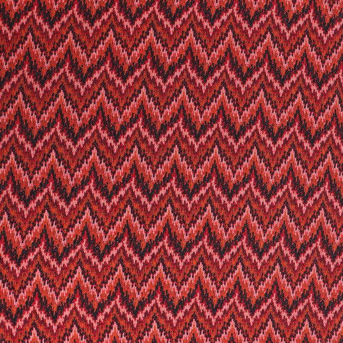 Viscose Lawn - Sparkle Zigzag - Orange