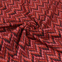 Viscose Lawn - Sparkle Zigzag - Orange