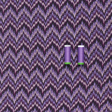 Viscose Lawn - Sparkle Zigzag - Purple