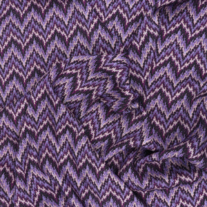 Viscose Lawn - Sparkle Zigzag - Purple