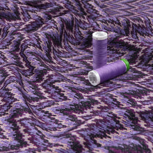 Viscose Lawn - Sparkle Zigzag - Purple