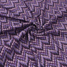 Viscose Lawn - Sparkle Zigzag - Purple