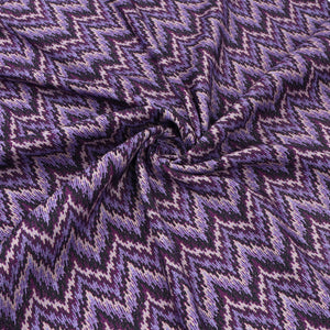 Viscose Lawn - Sparkle Zigzag - Purple - SALE