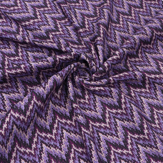 Viscose Lawn - Sparkle Zigzag - Purple