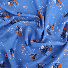 Viscose Crepe - Star Floral - END OF BOLT 67cm