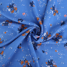 Viscose Crepe - Star Floral - END OF BOLT 67cm