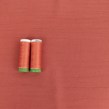 Viscose Linen Crinkle - Terracotta