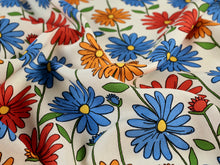Viscose Linen Blend - Felicity Vintage Flowers - Fabric Godmother