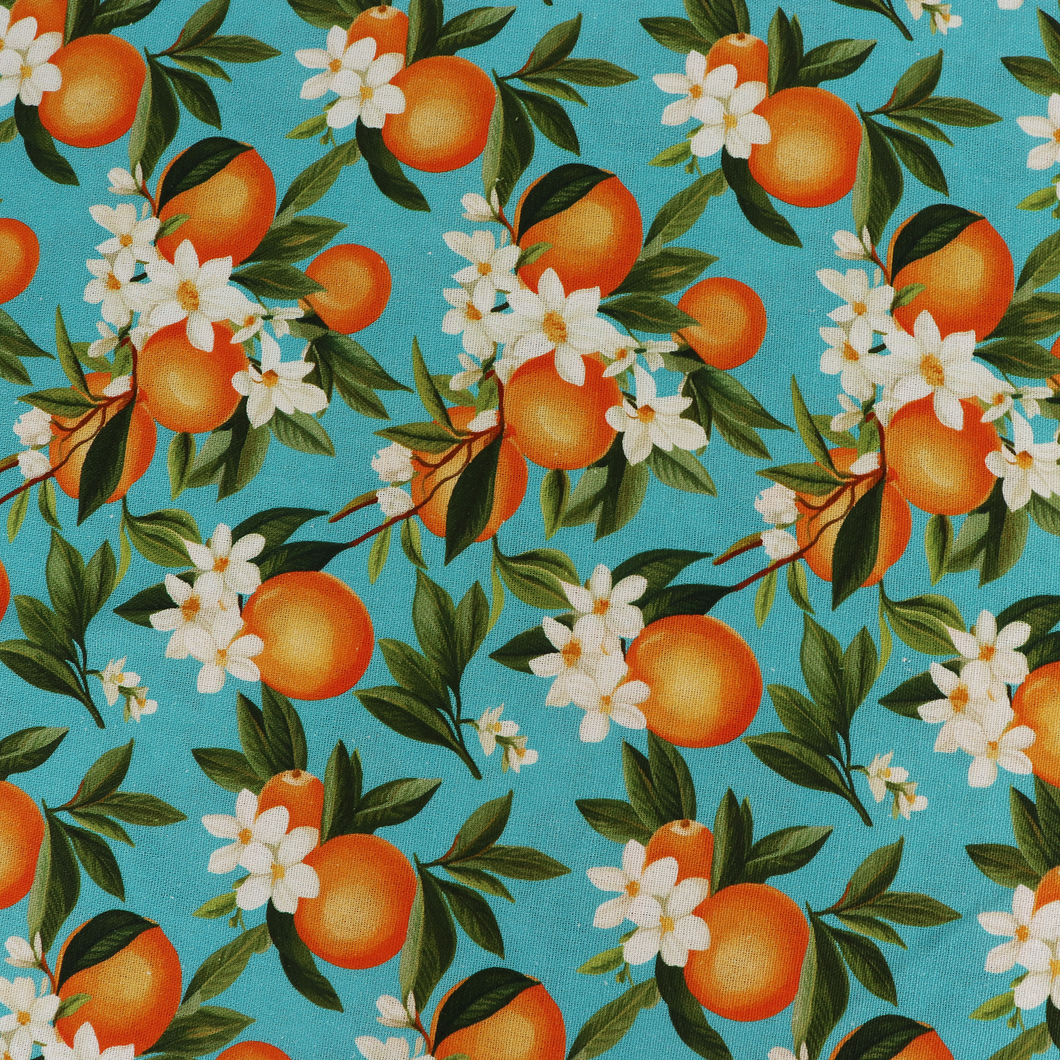 Viscose Linen - Oranges