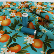 Viscose Linen - Oranges