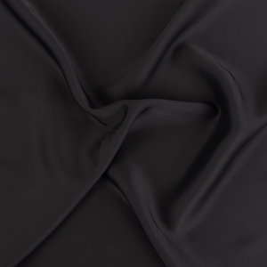 Viscose Satin - Anthracite Grey
