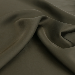 Viscose Satin - Khaki Green