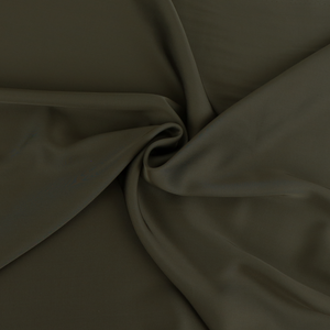 Viscose Satin - Khaki Green