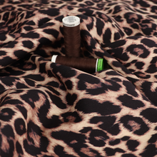 Viscose Satin Twill - Leopard