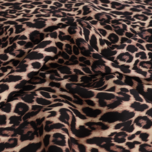 Viscose Satin Twill - Leopard