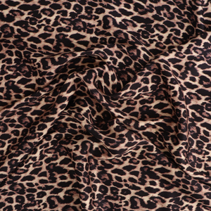 Viscose Satin Twill - Leopard