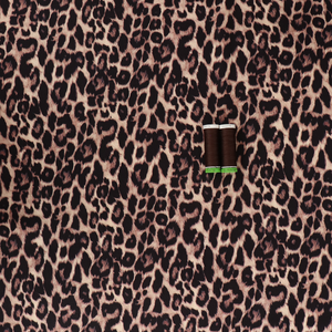 Viscose Satin Twill - Leopard