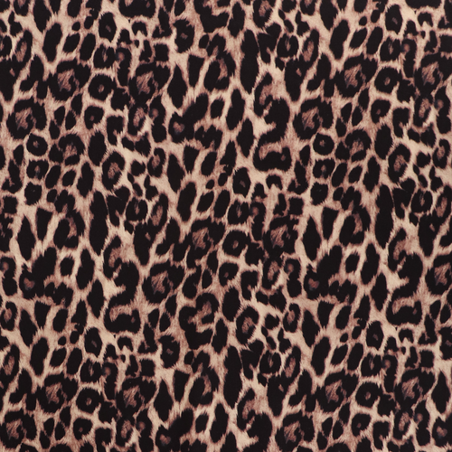 Viscose Satin Twill - Leopard