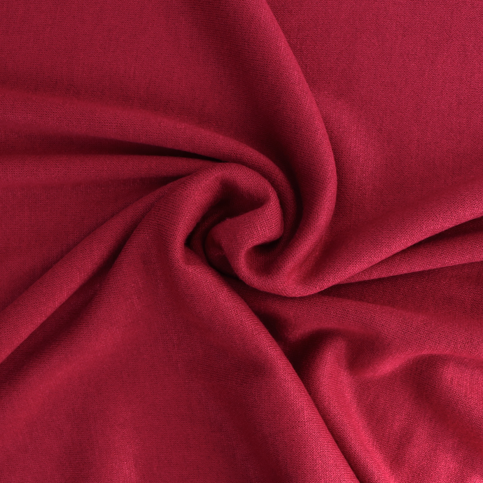 Viscose Soft Knit - Burgundy