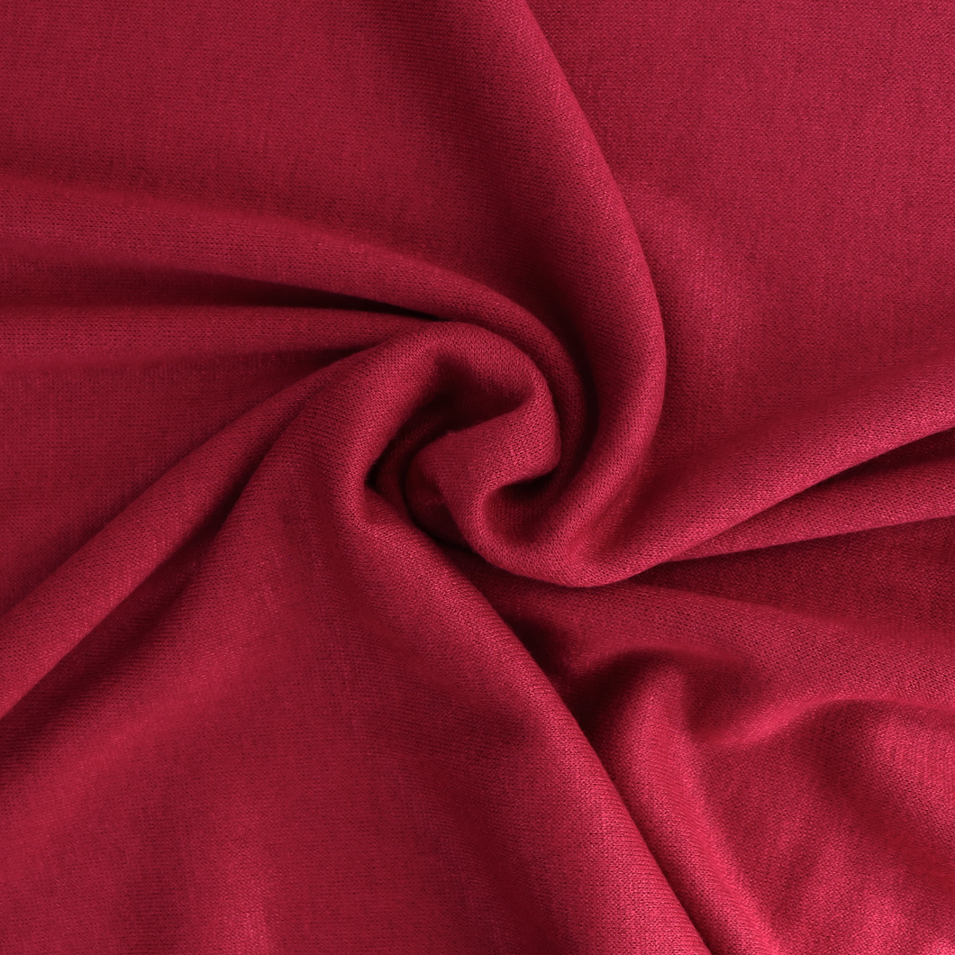 Viscose Soft Knit - Burgundy