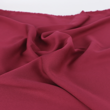 Viscose Twill - Burgundy Red