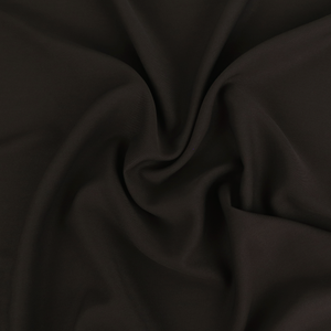 Viscose Twill - Dark Chocolate Brown