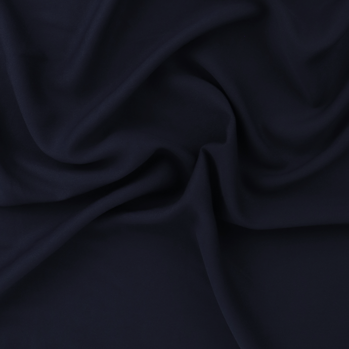 Viscose Twill - Navy Blue