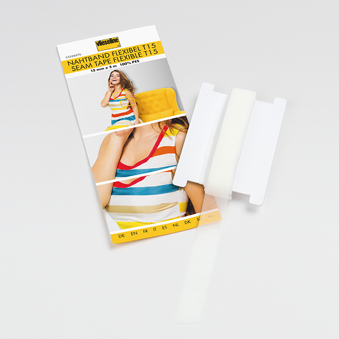 Iron on Flexible Seam Tape - Vlieseline - White - Pack of 5 Metres