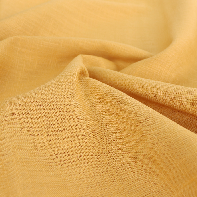Washed Linen Cotton - Mustard