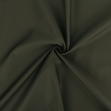 Water Repellant Cotton Blend Trench Coating - Dark Olive Green