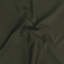 Water Repellant Cotton Blend Trench Coating - Dark Olive Green