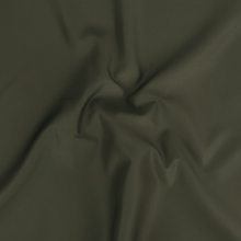 Water Repellant Cotton Blend Trench Coating - Dark Olive Green