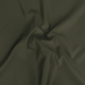 Water Repellant Cotton Blend Trench Coating - Dark Olive Green