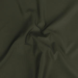 Water Repellant Cotton Blend Trench Coating - Dark Olive Green