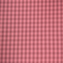 Yarn Dyed Cotton - Coral Pink + Red Gingham