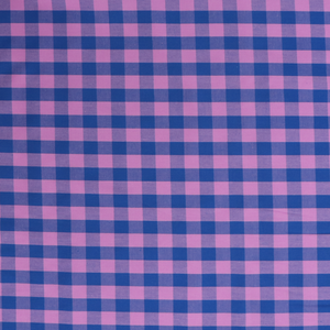 Yarn Dyed Cotton - Lavender + Blue Gingham