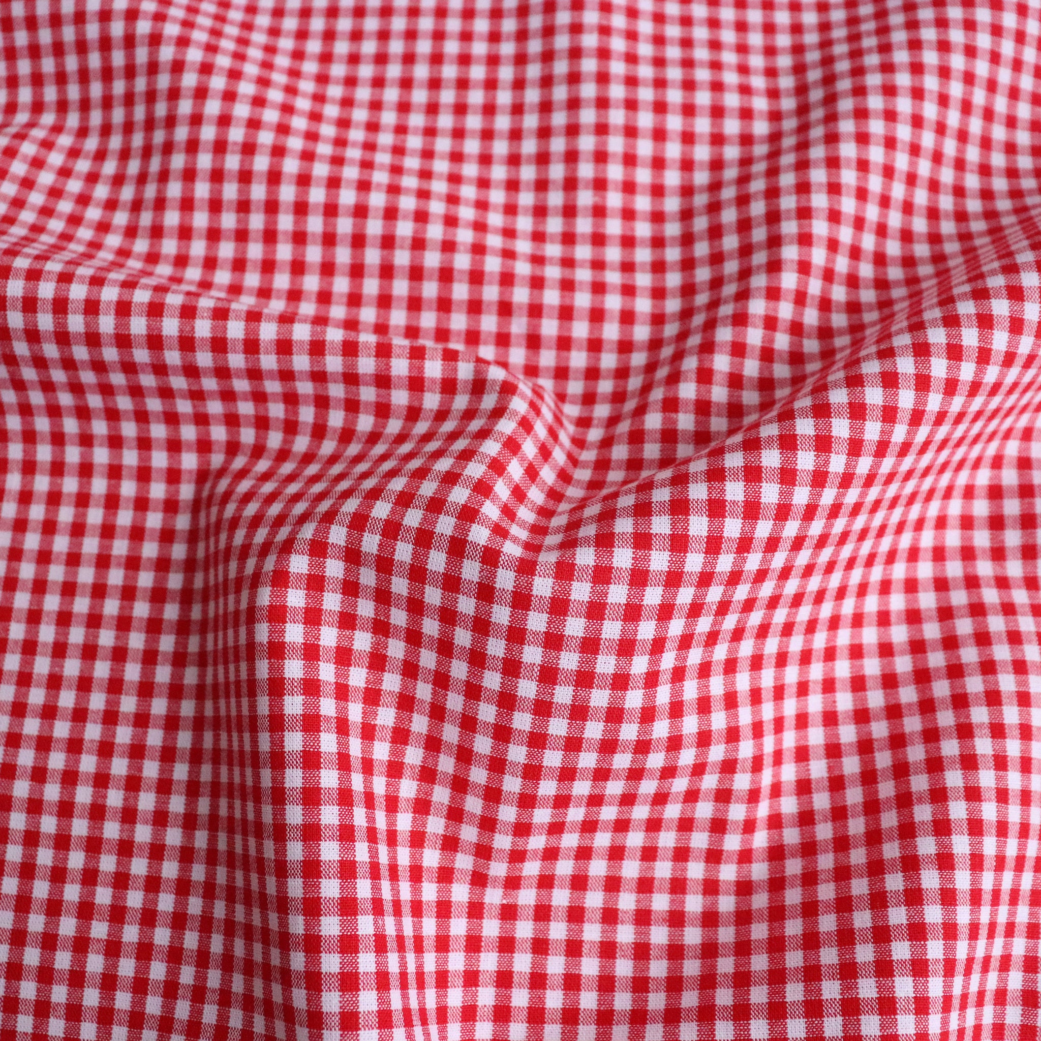 Mini Gingham Yarn Dyed Cotton - Red – Sew Me Sunshine