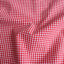 Mini Gingham Yarn Dyed Cotton - Red