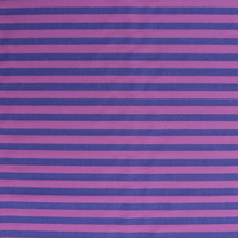 Yarn Dyed Washed Cotton - Stripe - Purple + Blue