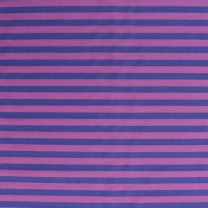 Yarn Dyed Washed Cotton - Stripe - Purple + Blue