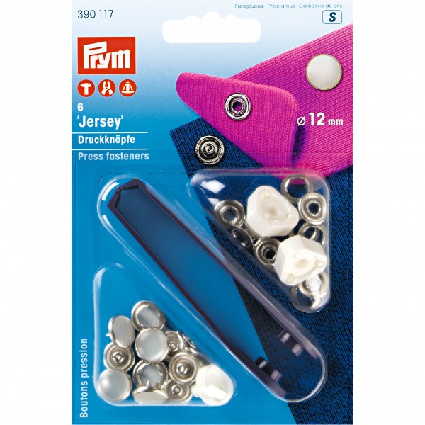 Non Sew Press Fasteners Pearl 12mm - Prym