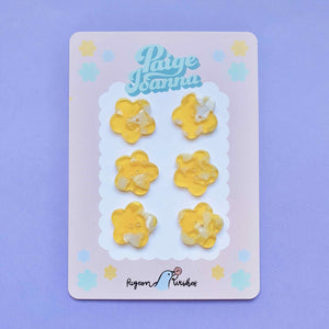 Buttercup - Pack of 6 - 25mm Buttons - Paige Joanna X Pigeon Wishes