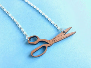 Tiny Scissors Necklace - Cepheid Studio - Sewing Kits & Gifts - Cepheid Studio - Sew Me Sunshine